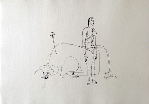 Salvador aulestia litografia - aulestia,